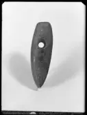 Stenyxa, längd 10,5 cm, skafthålsyxa.