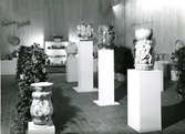 Bo Fajans 75 år, retrospektiv utställning med keramiska föremål, Gefle Museeum 18/11 - 5/12 1949.
