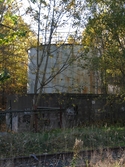 En cistern vid Soabs industrianläggning i Mölndals Kvarnby, år 2007. Anläggningen användes vid fototillfället av Hexion Speciality Chemicals Sweden AB.