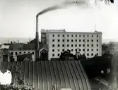 Ångkvarnen, före 1906. Bilden tagen från mjölnaremästaren Hugo Jeanssons.