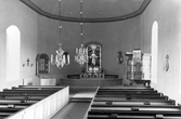 Angelstads kyrka, interiör, 1953.