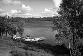 Markaryd, Getesjön vid Sjötorpet, 1949.