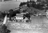 Sjösås gamla kyrka och prästgård, 1936.