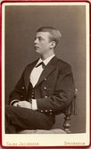 Porträtt av ung man, 1880-tal