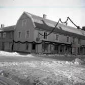 Julskyltning hos Wikestam:s klädaffär.