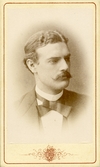 Porträtt av man med mustasch, 1870-tal