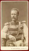 Porträtt av löjtnant  Gripenstedt, 1880-tal