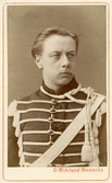 Porträtt av officer, ca 1875