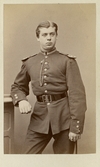 Porträtt av man i uniform, 1880-tal