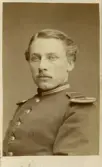 Porträtt av man i uniform, 1870-tal