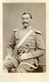 Porträtt av uniformerad man, 1870-tal