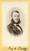 Porträtt av professor Dr. Max Cloëtta, 1870-tal