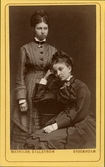 Porträtt av Charlotte von Essen och Ebba Anckarkrona, 1874