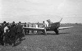 Flygplan på Sörby flygfält, 1940-tal