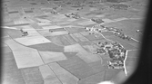 Flygfoto över Stora Mellösa, 1940-tal