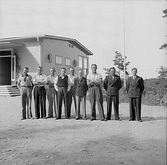 Vid Hjälmarbadens restaurang 1939