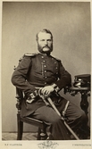 Porträtt av man i uniform, 1870-talet