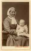 Porträtt av ¨gamla mor¨ och Michael Treschow, 1879