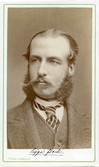 Porträtt av Sigge Flach de Nergaard, 1880-tal