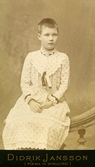 Porträtt av flicka, ca 1880