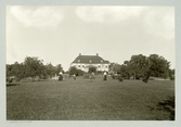 Tennismatch vid Bystad herrgård, ca 1890
