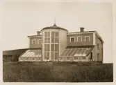 Orangeri vid Bystad herrgård, ca 1900