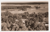 Flygbild över Bystad herrgård, 1945