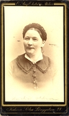 Kristina Ohlsson, född 22/2 1834, död 1911. Gift med Daniel Ulrik Ohlsson.