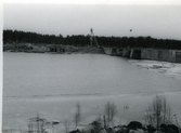 Arbetsbilder från vattenrallare Egon Frisk. Bygge av vattenkraftverk, troligtvis Ljusne Strömmar.