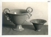 Två skålar från Bo Fajans, tidigt 1900-tal.