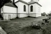 Motiv från Hälleberga kyrka innan branden 1976.