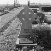 Anders Gustav Bördhs gravsten. Bolstad