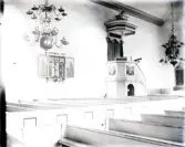 Predikstolen i Torslunda kyrka.
