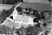 Nuvarande kyrkan i Ryssby är den tredje kända kyrkan på samma plats. Den byggdes 1840-1844, efter ritningar av Axel Nyström och uppfördes i nyklassicistisk stil. 2 augusti 1846 förrättades invigningen av biskop Christopher Isac Heurlin.