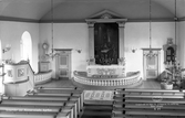 Annerstads kyrka, interiör, 1958.