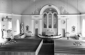 Markaryds kyrka, interiör, 1959.