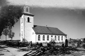 Nuvarande kyrkan i Ryssby byggdes 1840-1844, efter ritningar av Axel Nyström och uppfördes i nyklassicistisk stil. Den 2 augusti 1846 förrättades invigningen av biskop Christopher Isac Heurlin. 
Den nya kyrkan ersatte en medeltidskyrka som hade byggts till under 1770-talet och låg längre åt sydost.