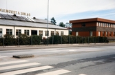 Malmqvist & Son, Storgatan, Västra mark, Växjö. 
Färgfoto ca 1970.