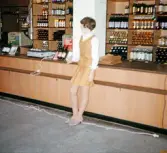 Luciafirande på Systembolaget, Växjö. Fru Solveig Widell.