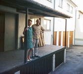 Systembolaget, Växjö. Eivor Green och Bertil Svensson på bryggan.