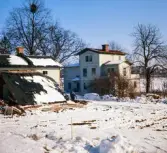 Villa Eka vid Ingelstadsvägen, Växjö, strax innan rivning.