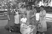 Gruppfoto i Karlstorp, 1940-tal