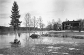 Översvämning vid Karlstorp, 1940-tal