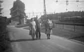 Vid Pålsboda station, 1940-tal
