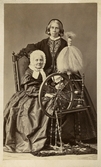 Porträtt av Mina och Marianne Lewenhaupt, 1870-tal