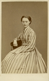 Porträtt av fröken Annie Bing, ca 1865