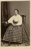 Porträtt av fröken Charlotte Mannerskantz, ca 1870