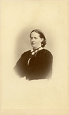 Porträtt av författarinna Laura Grundtvig, ca 1870