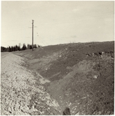 Tjälskador på väg.