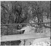 Vägbro över trumma vid Stockamöllan i Eslövs kommun.